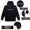 Old English EMB P/O BLK-TUR Pullover Hoodie