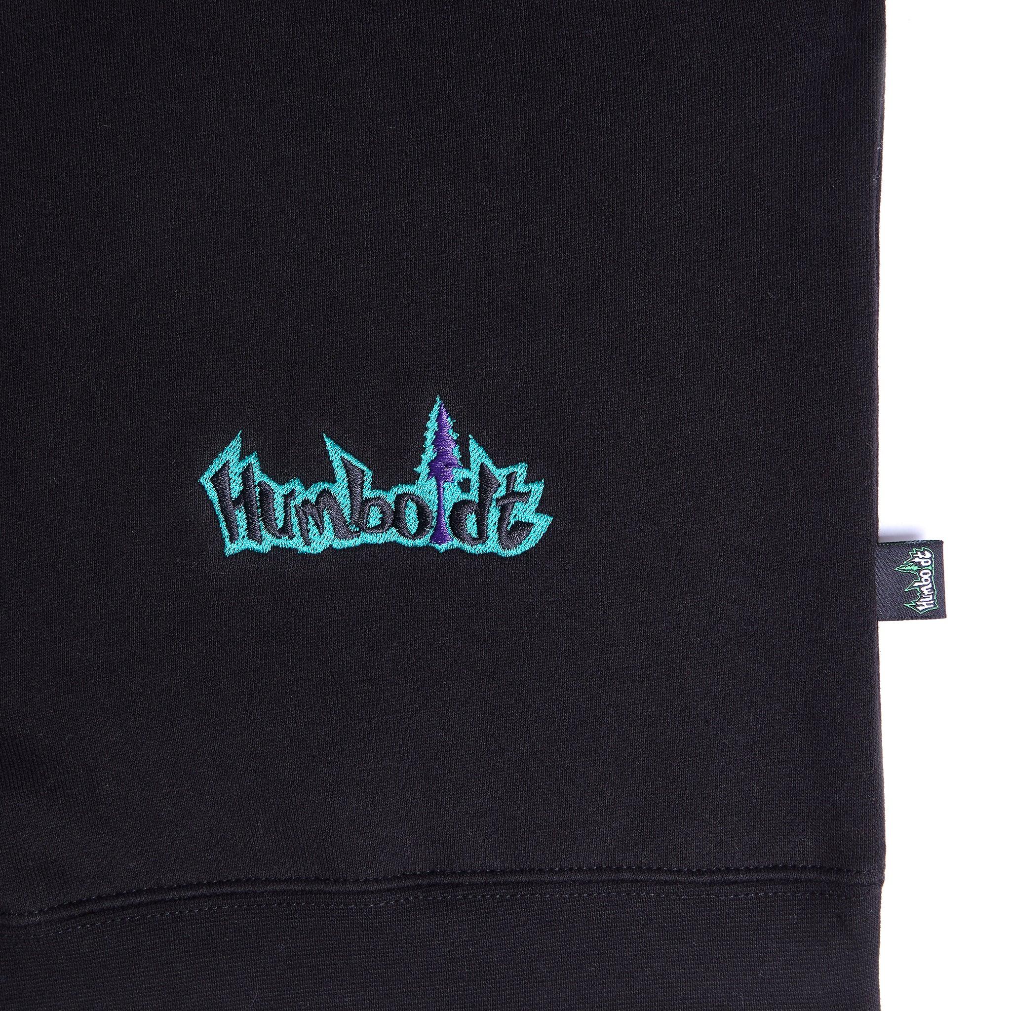 Old English EMB P/O BLK-TUR Pullover Hoodie