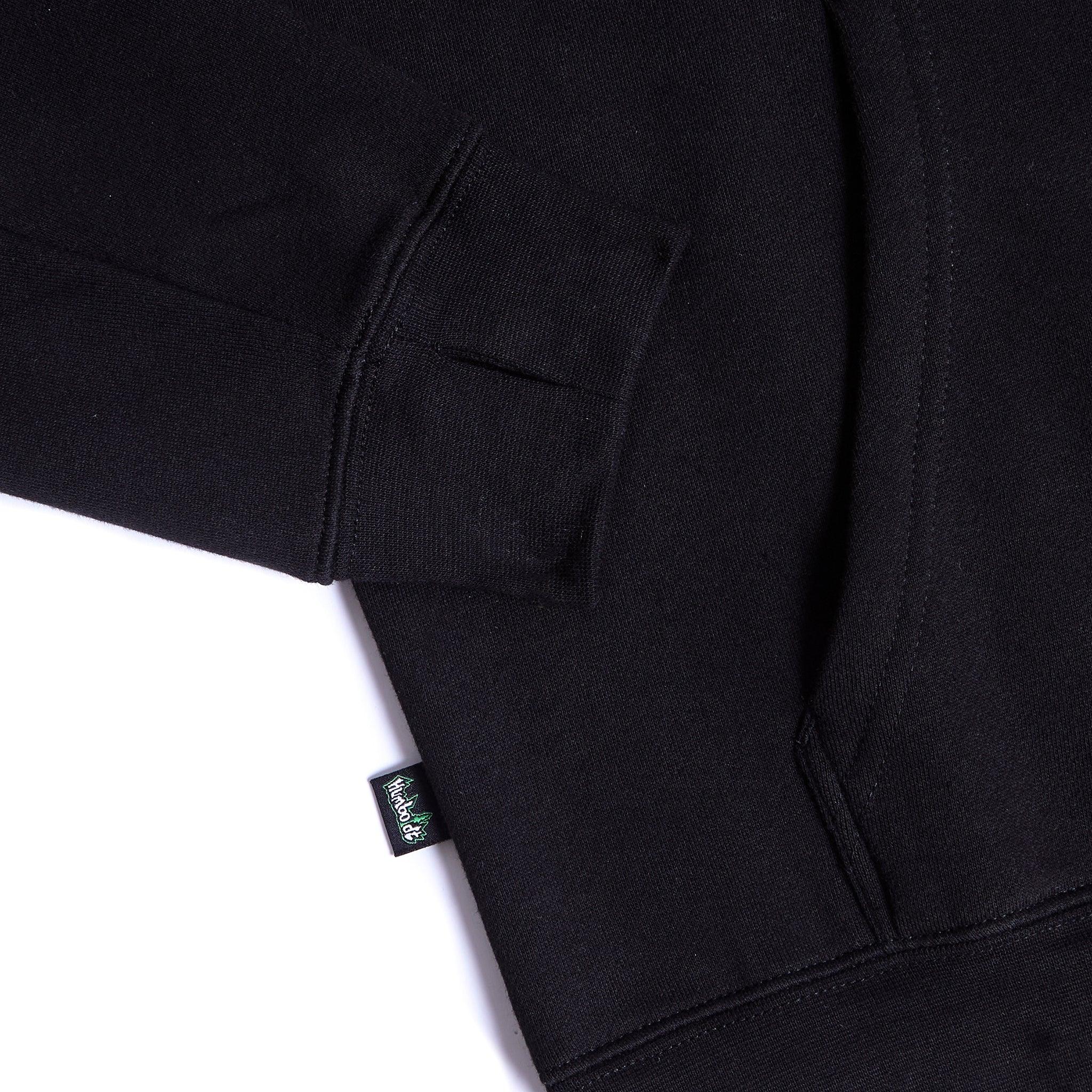 Old English EMB P/O BLK-TUR Pullover Hoodie