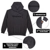 Old English EMB P/O CHA-BLK Pullover Hoodie