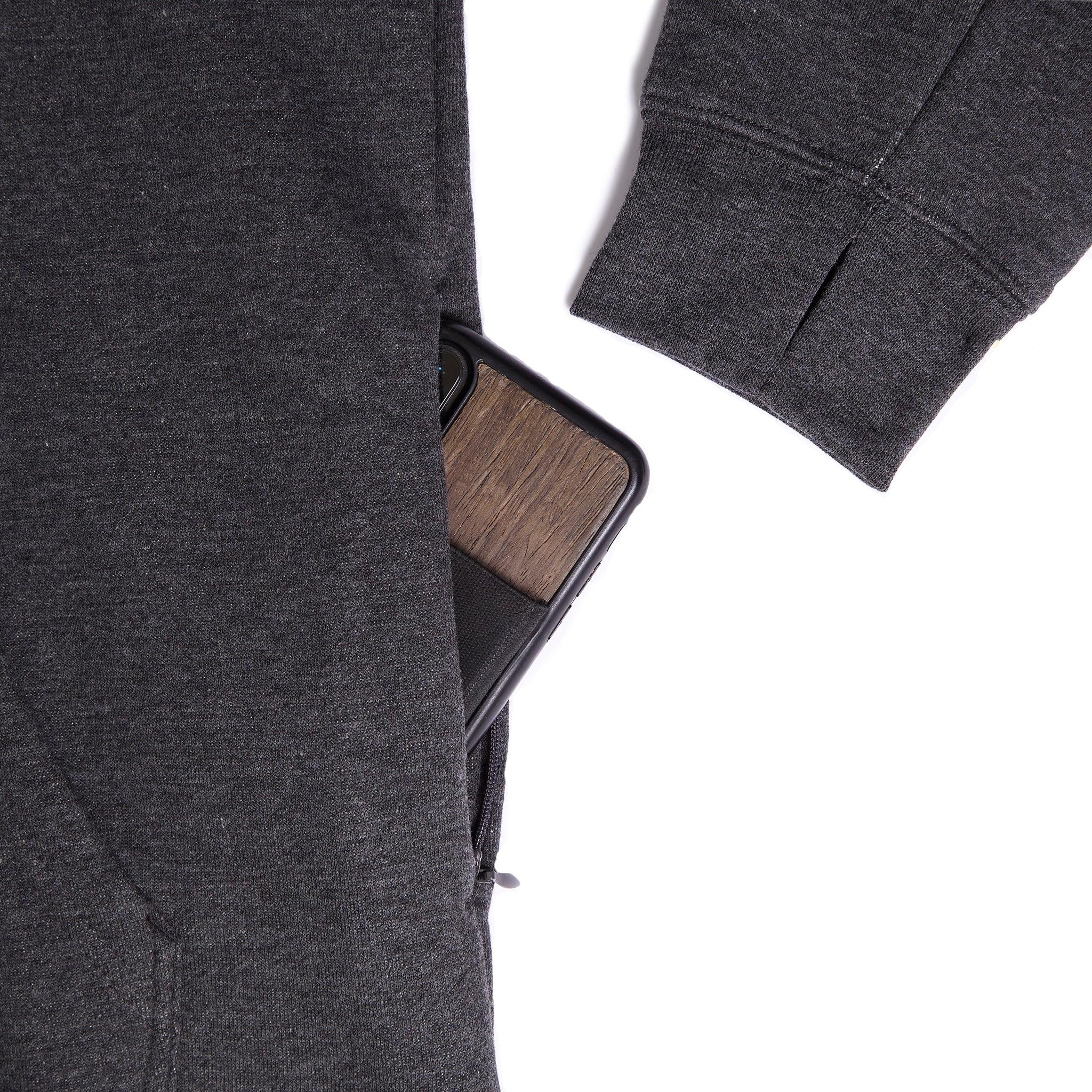 Old English EMB P/O CHA-BLK Pullover Hoodie