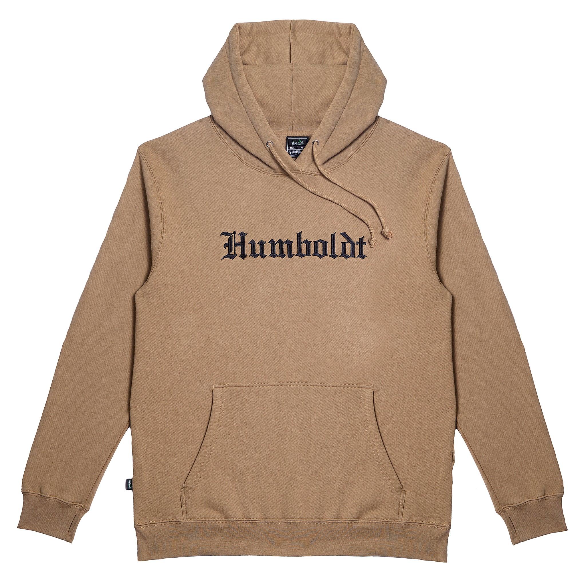 Old English EMB P/O KHA-BLK Pullover Hoodie