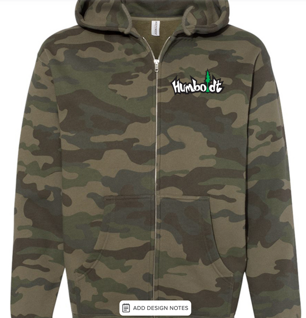 TL Midweight Zip Hoodie Forest Camo