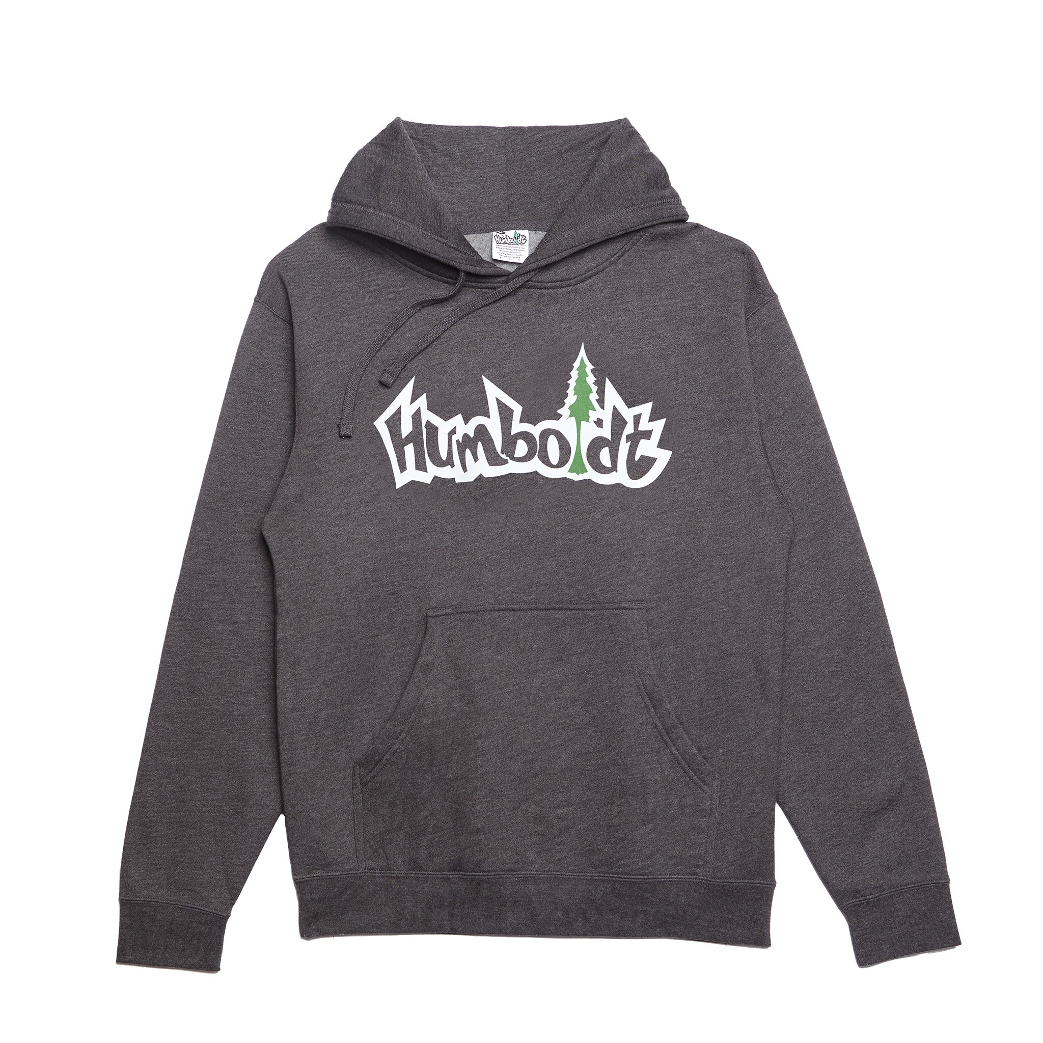 Treelogo Print Midweight P/O Hoodie Charcoal Heather