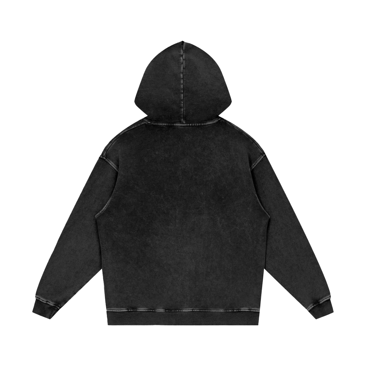 Chromatic Pop Snow Washed Loose Cotton Hoodie-CUSTOM ORDER