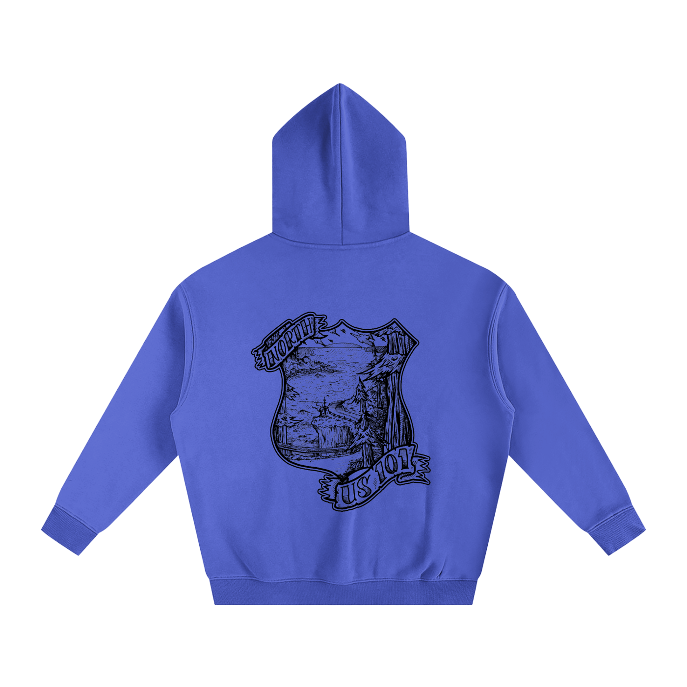 101 North Oversize Fleeced Hoodie-CUSTOM ORDER