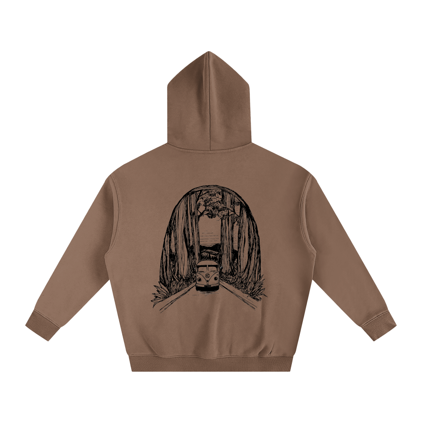 V Dub Oversize Fleeced Hoodie-CUSTOM ORDER