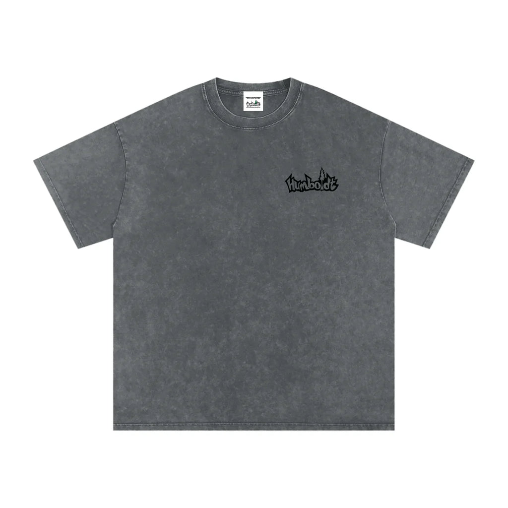 Deep Woods Snow Washed Oversized Cotton TShirt - CUSTOM ORDER