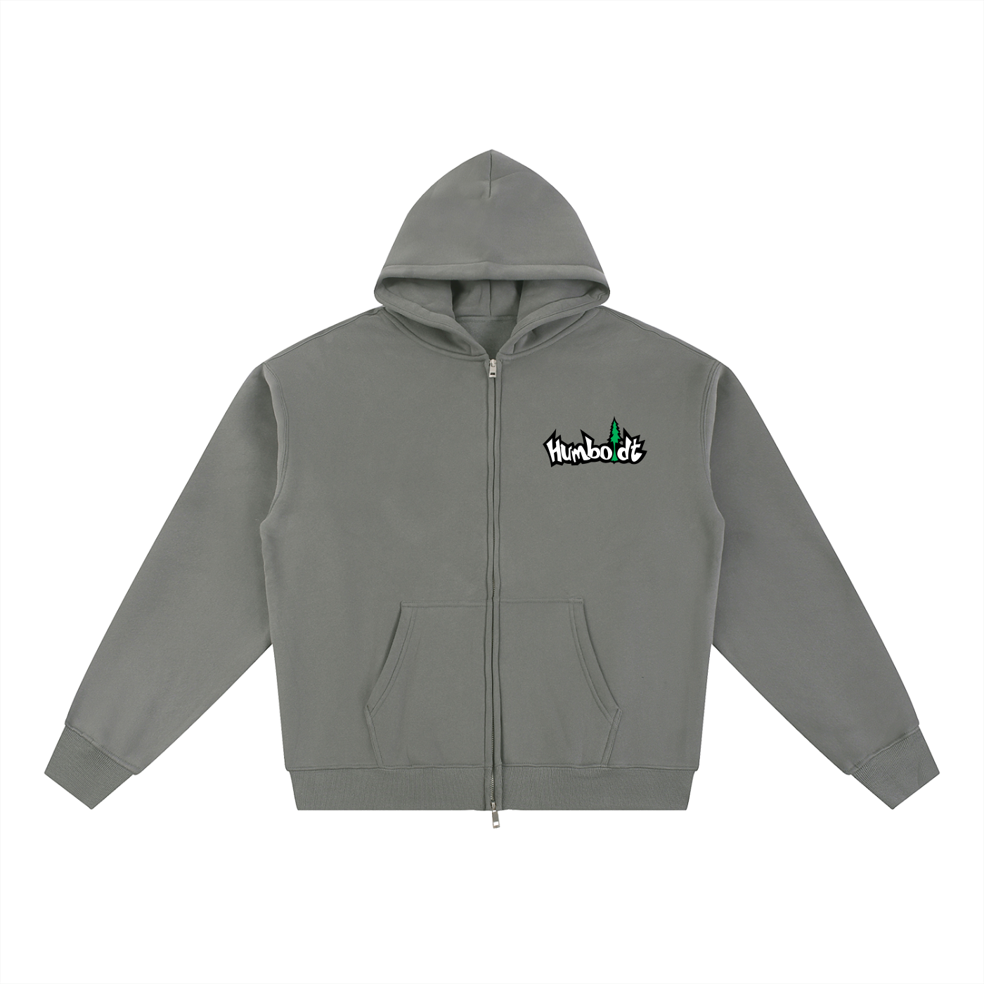 Treelogo Essential Fleece Zip-Through Hoodie-CUSTOM ORDER