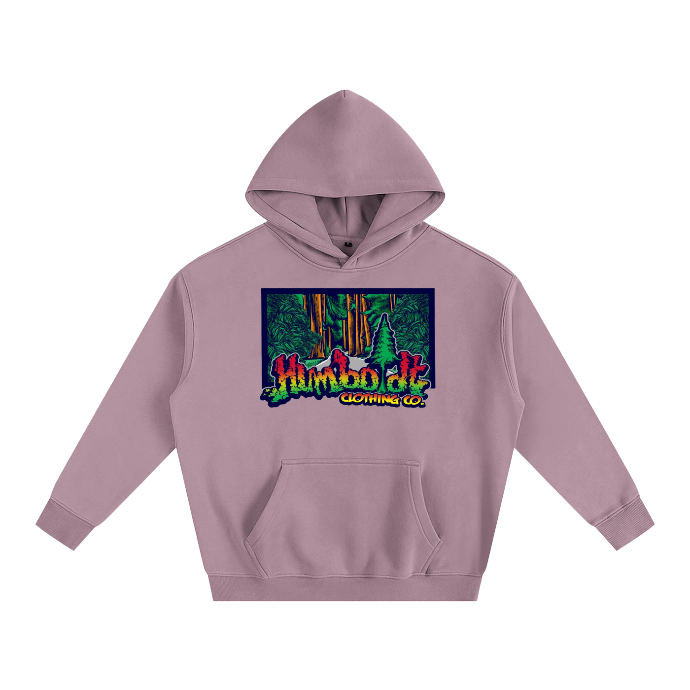 Rasta Forest Oversize Fleeced Hoodie-CUSTOM ORDER