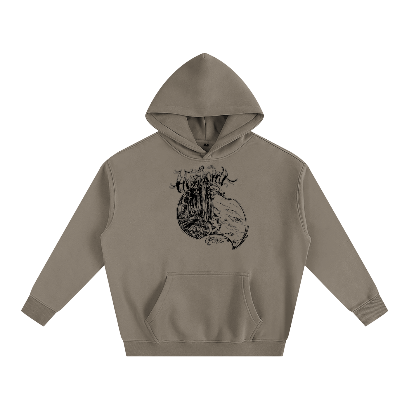 Inked Paradise Oversize Fleeced Hoodie-CUSTOM ORDER