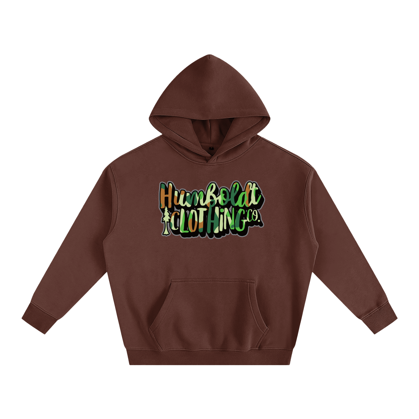 Chromatic Camo Oversize Fleeced Hoodie-CUSTOM ORDER