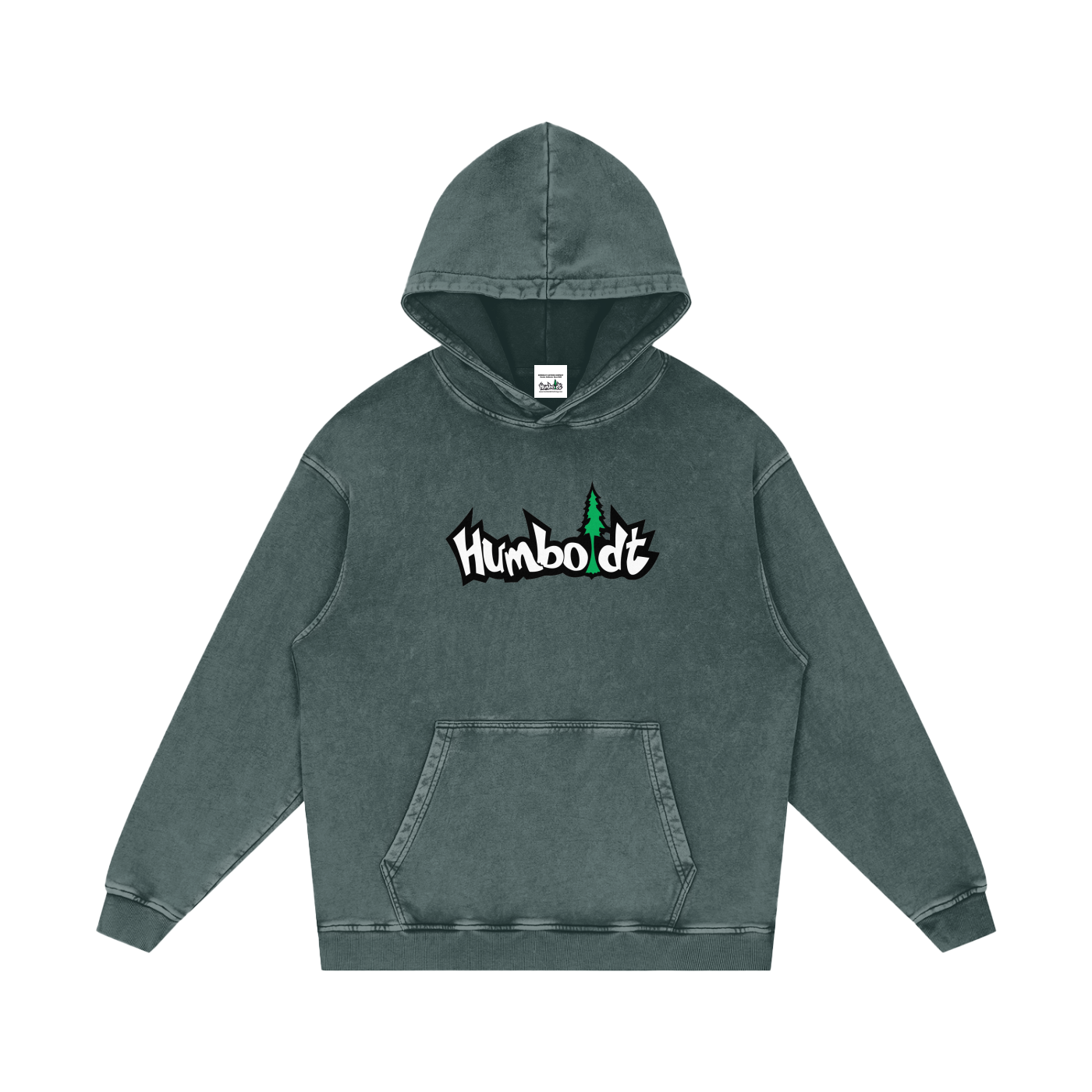 Bigfoot Surfin Snow Washed Loose Cotton Hoodie-CUSTOM ORDER