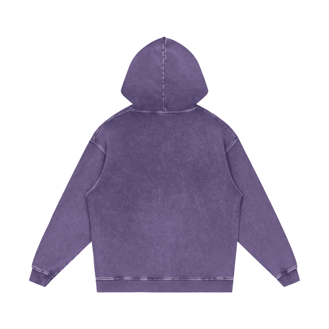 Spaced Out Snow Washed Loose Cotton Hoodie-CUSTOM ORDER