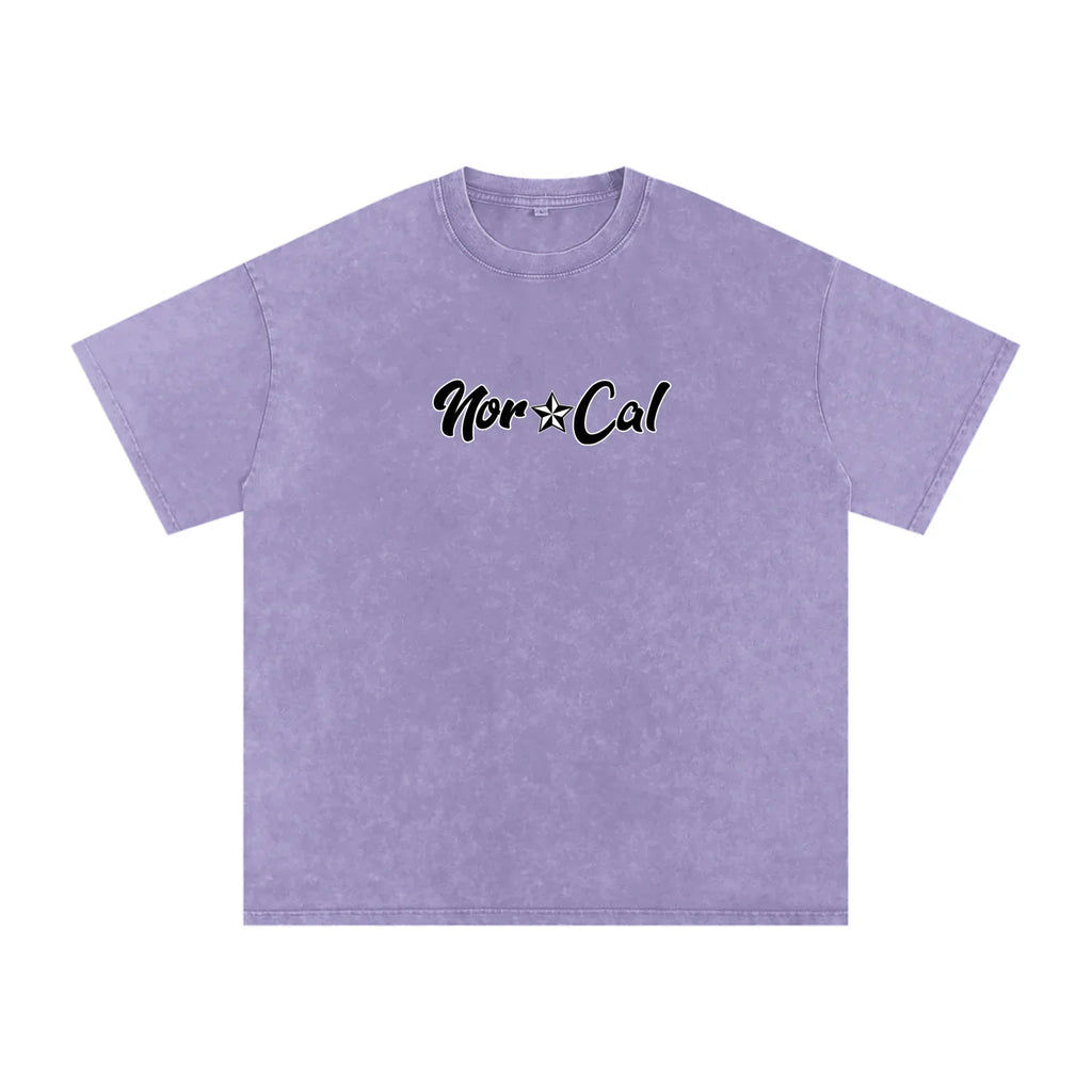 Norcal Acid Wash Oversize TShirt - CUSTOM ORDER