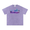 Spaced Out Snow Washed Oversized Cotton TShirt - CUSTOM ORDER