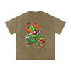 Woody Red Eyes Snow Washed Oversized Cotton TShirt - CUSTOM ORDER