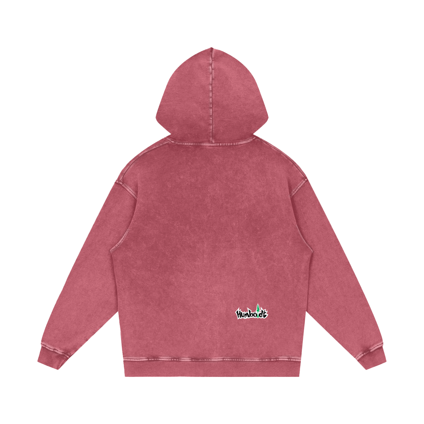 Hearts and Dagger Snow Washed Loose Cotton Pullover Hoodie - CUSTOM ORDER