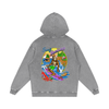 Bigfoot Surfin Snow Washed Loose Cotton Hoodie-CUSTOM ORDER