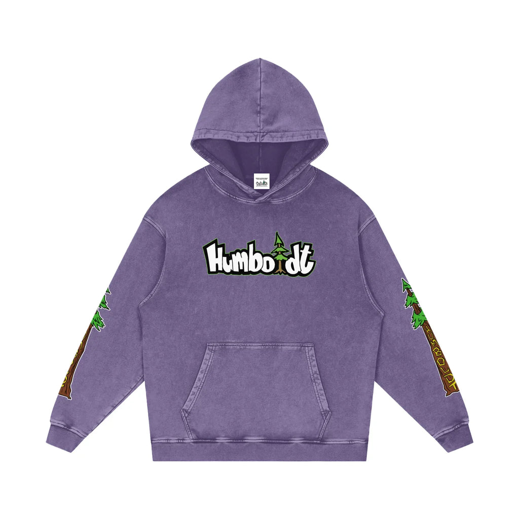 Avenue Trees New Style Logo Snow Washed Loose Cotton Pullover Hoodie - CUSTOM ORDER