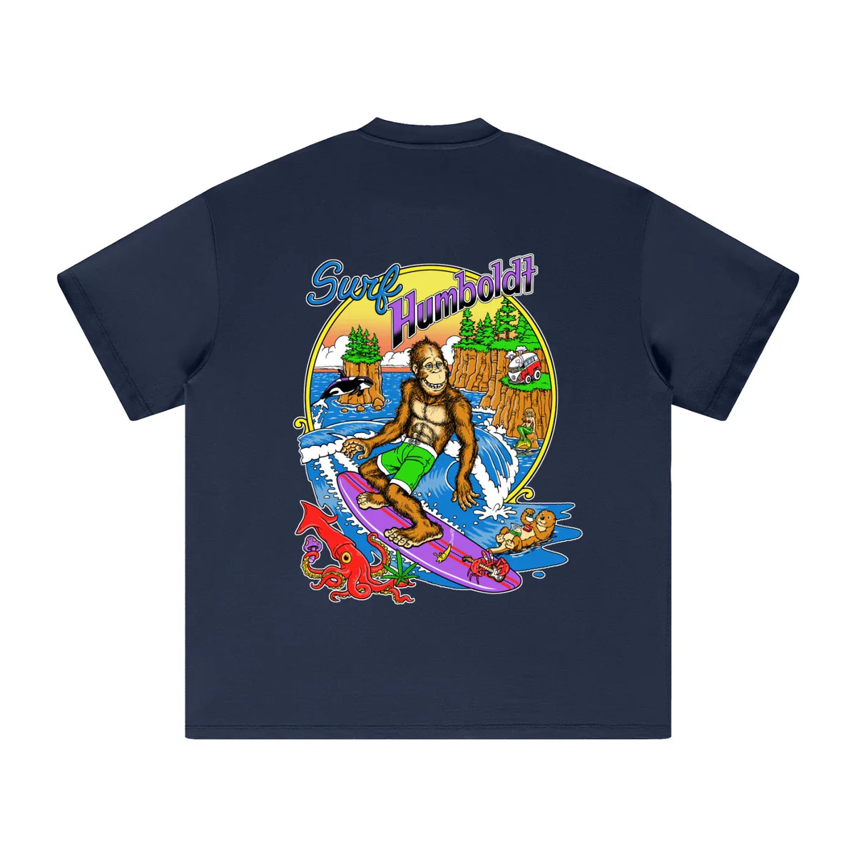 Surf Humboldt Heavyweight Earth Tone TShirt - CUSTOM ORDER