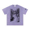 Highway 36 Snow Washed Oversized Cotton TShirt Black Ink Colorway - CUSTOM ORDER