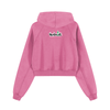 Flowers Inside Cropped Hoodie