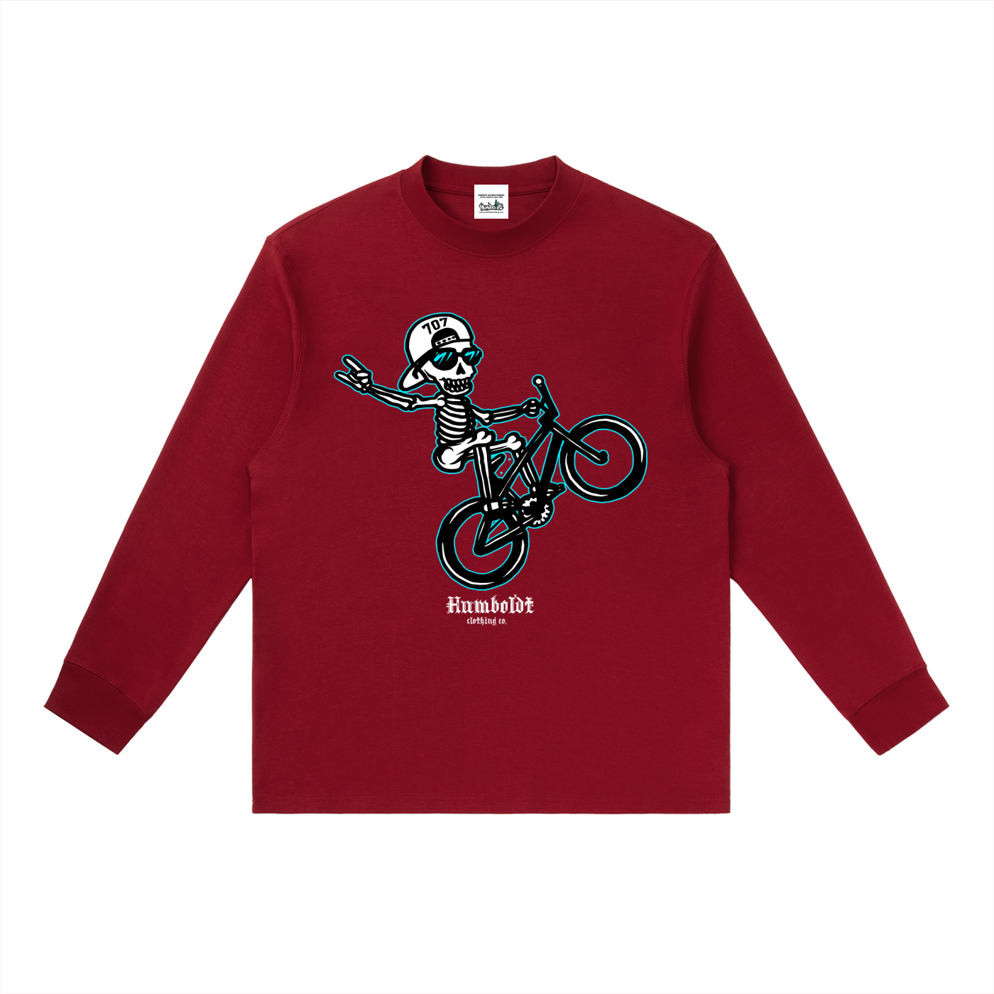 BMX Rider Essential Crewneck Long-Sleeve TShirt - CUSTOM ORDER
