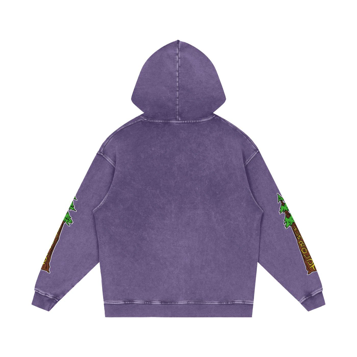 Avenue Trees New Style Logo Snow Washed Loose Cotton Pullover Hoodie - CUSTOM ORDER