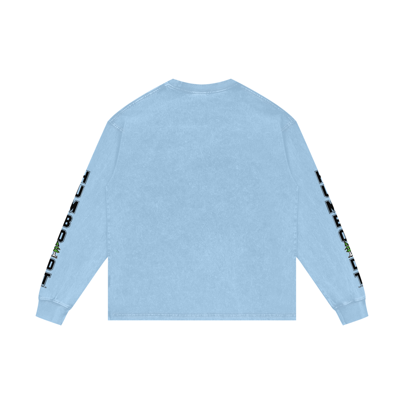 Cali High Life Acid Wash Oversize Long Sleeve TShirt - CUSTOM ORDER