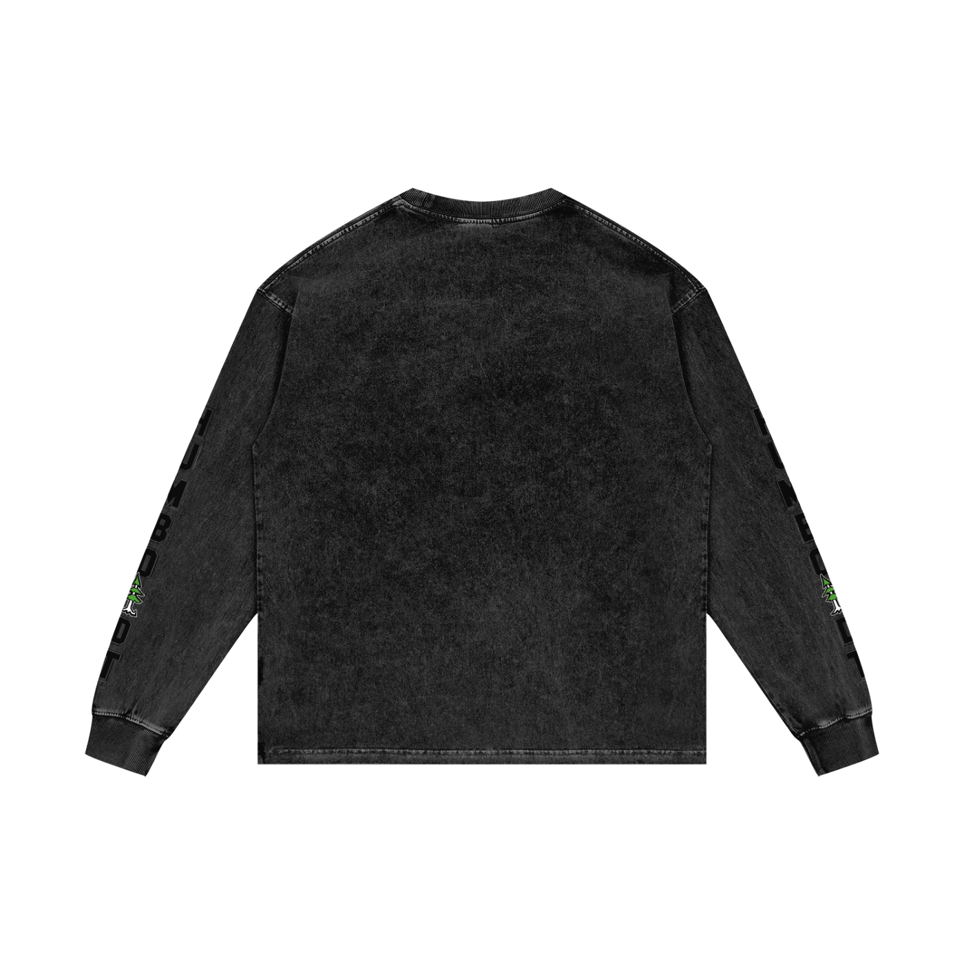 Cali High Life Acid Wash Oversize Long Sleeve TShirt - CUSTOM ORDER