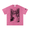 Highway 36 Snow Washed Oversized Cotton TShirt Black Ink Colorway - CUSTOM ORDER