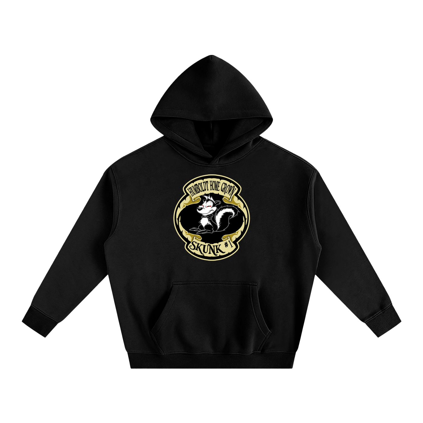 Skunk #1 Oversized Fleeced Pullover Hoodie - CUSTOM ORDER