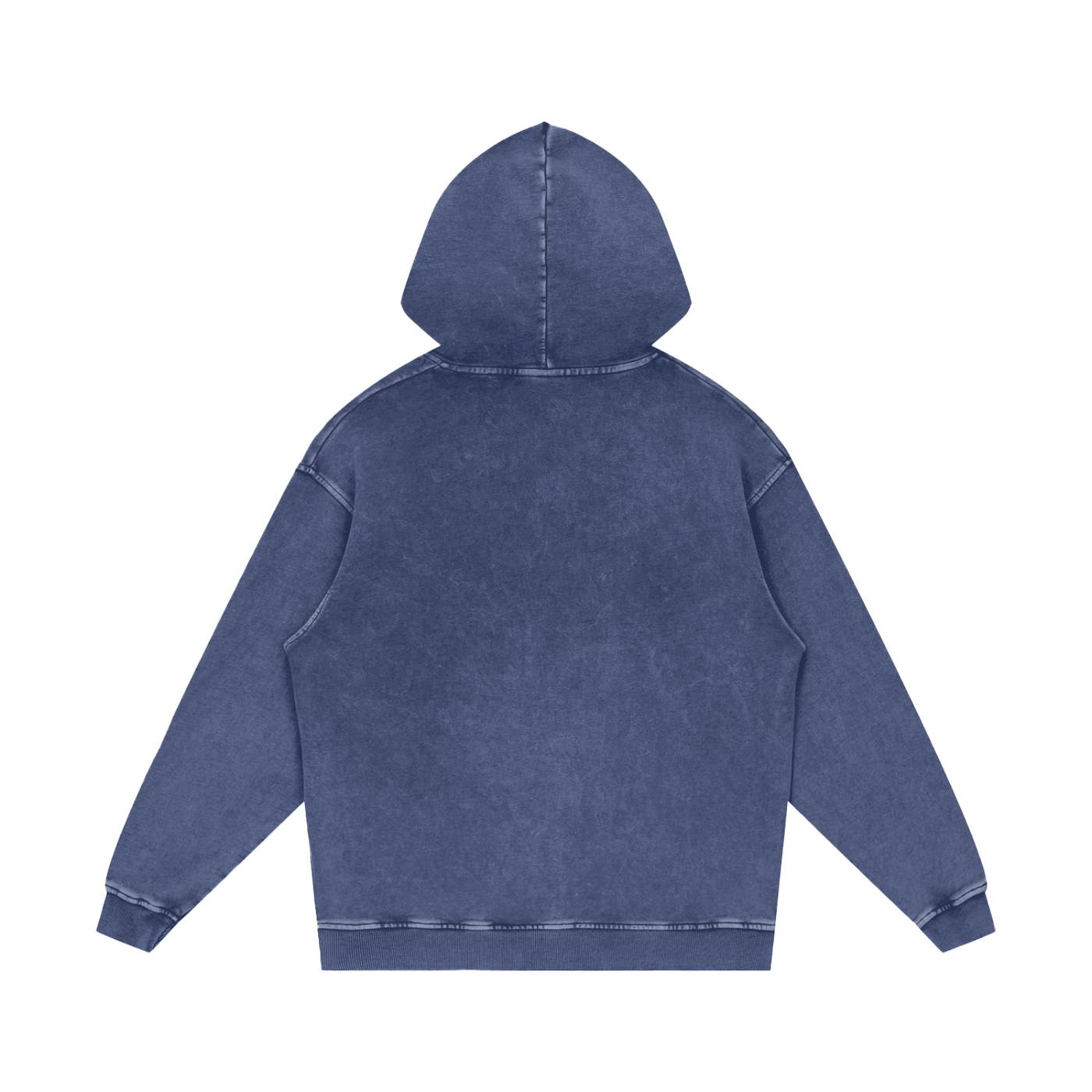 Spaced Out Snow Washed Loose Cotton Hoodie-CUSTOM ORDER