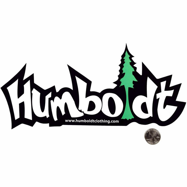 Jumbo Treelogo Sticker - Humboldt Clothing Company