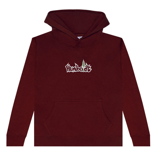Treelogo Outline Norcal Youth P O Burgundy Humboldt Clothing Company