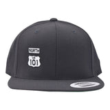 FB 101 North Premium Classic Snap Hat Black