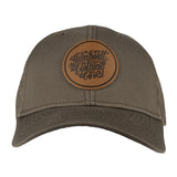 Curved Bill Union Leather Patch Hat Walnut