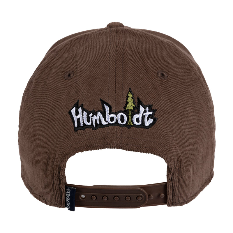 Curved Bill 707 Corduroy Ace Snap Hat Coffee