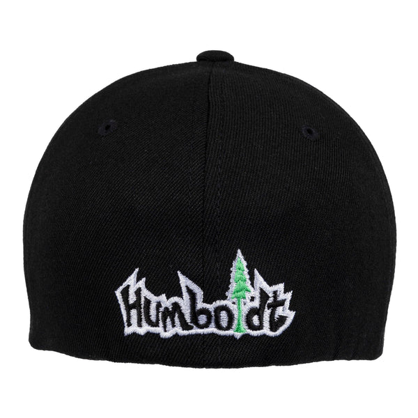Curved Bill 707 Wool Flex Hat Black-Kelly
