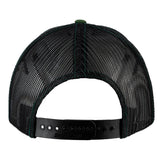 Curved Bill PVC Label Richardson 112 Snap Hat Green Camo/Black
