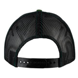 Curved Bill PVC Label Richardson 112 Snap Hat Green Camo/Black