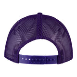Curved Bill PVC Label Richardson 112 Snap Hat Purple