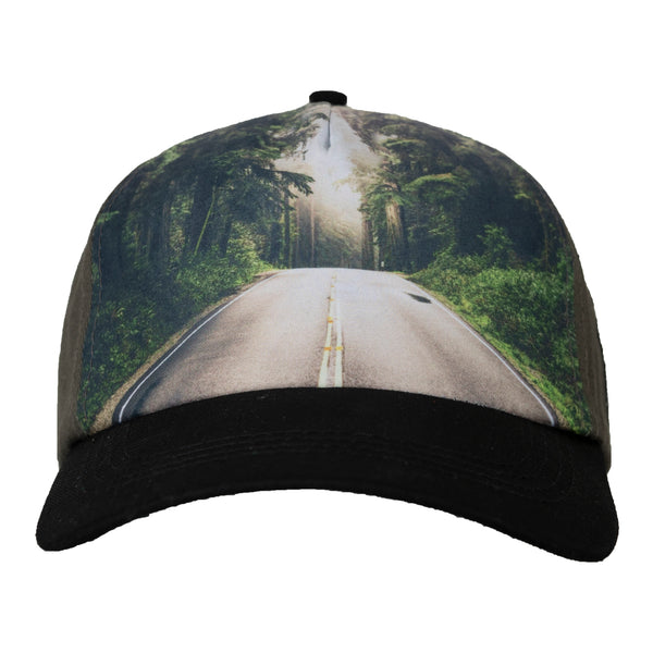 Curved Bill Redwood Highway 101 Strap Hat