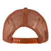 Curved Bill Union Leather Patch Hat Clay