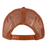 Curved Bill Union Leather Patch Hat Clay