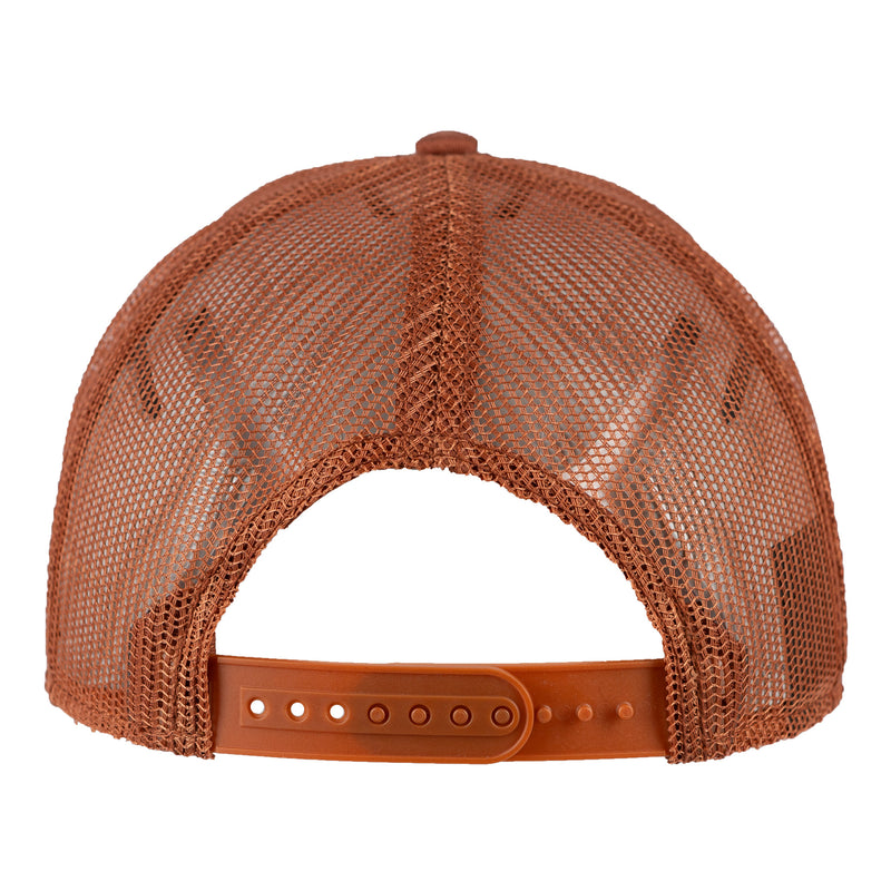 Curved Bill Union Leather Patch Hat Clay