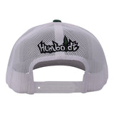 CB 101 North Retro Trucker Snap Hat Evergreen/White