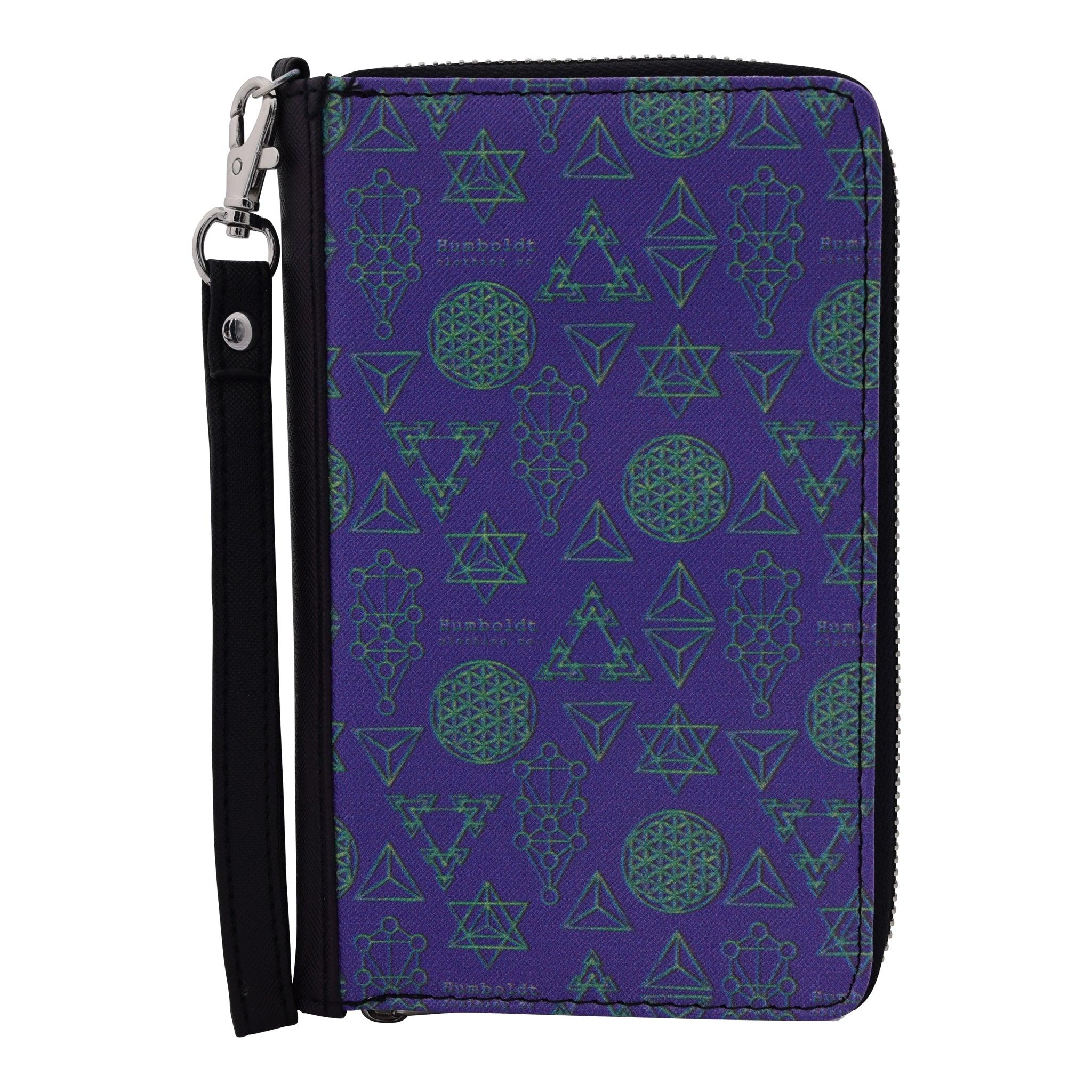 Sacred Geometry Zip Around Wallet