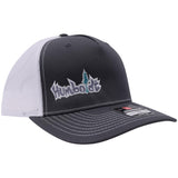 CB Small TL Richardson Snap Hat Charcoal/White